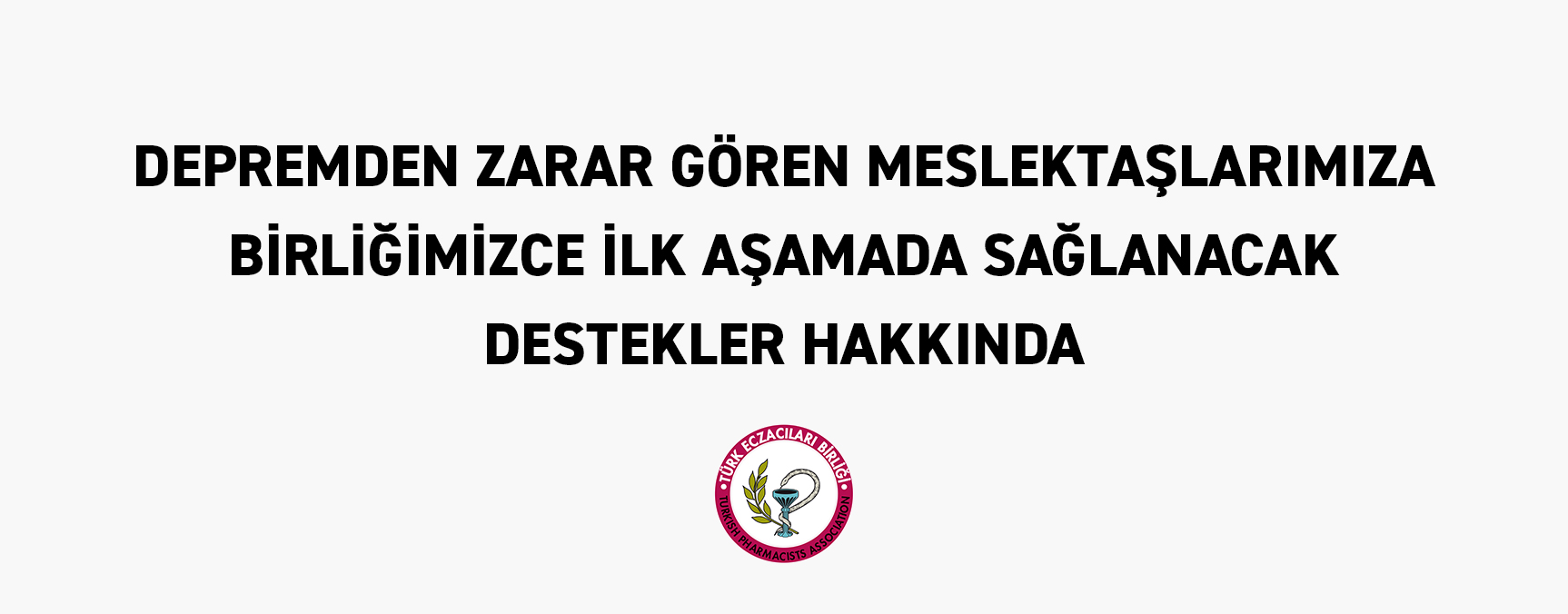 <h1>MESLEKTAŞLARIMIZA SAĞLANACAK DESTEKLER HAKKINDA</h1>
